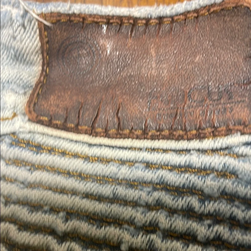Focus Men’s Splattered, Distressed Jeans. Color Gray, Size 36W 32L. Retail $100.